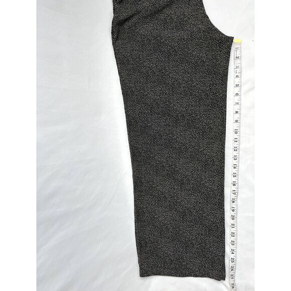 Vintage Josie Pull On Palazzo Pants Size M Black Flowy Boho Minimalist Wide Leg - Picture 10 of 11